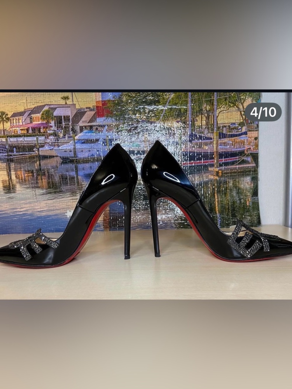 RARE π Swarovski 120mm Pigalle βSex shoesβ - Picture 5 of 6